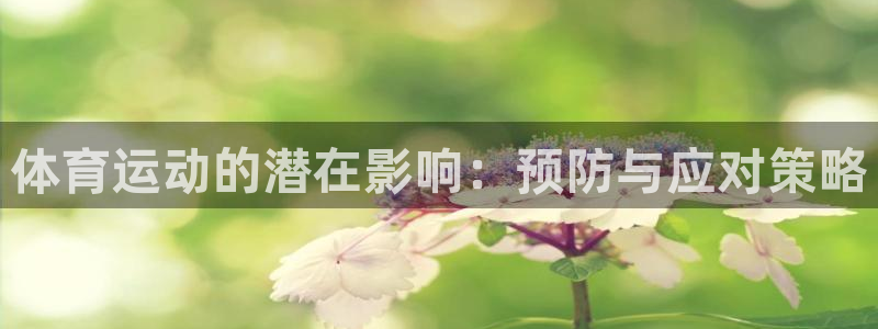 体育运动的潜在影响：预防与应对策略